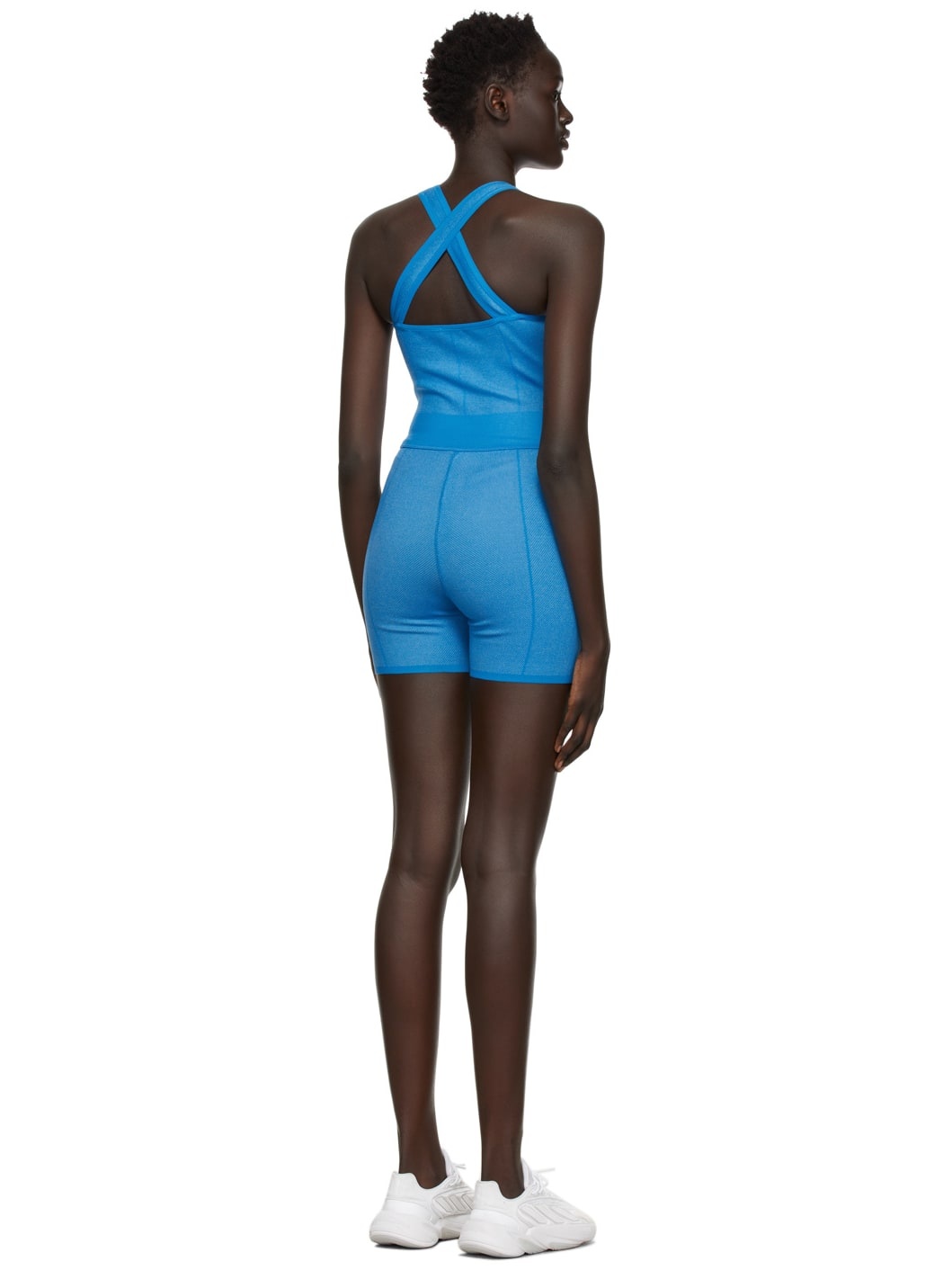 Blue & Beige Bolton Bodysuit - 3
