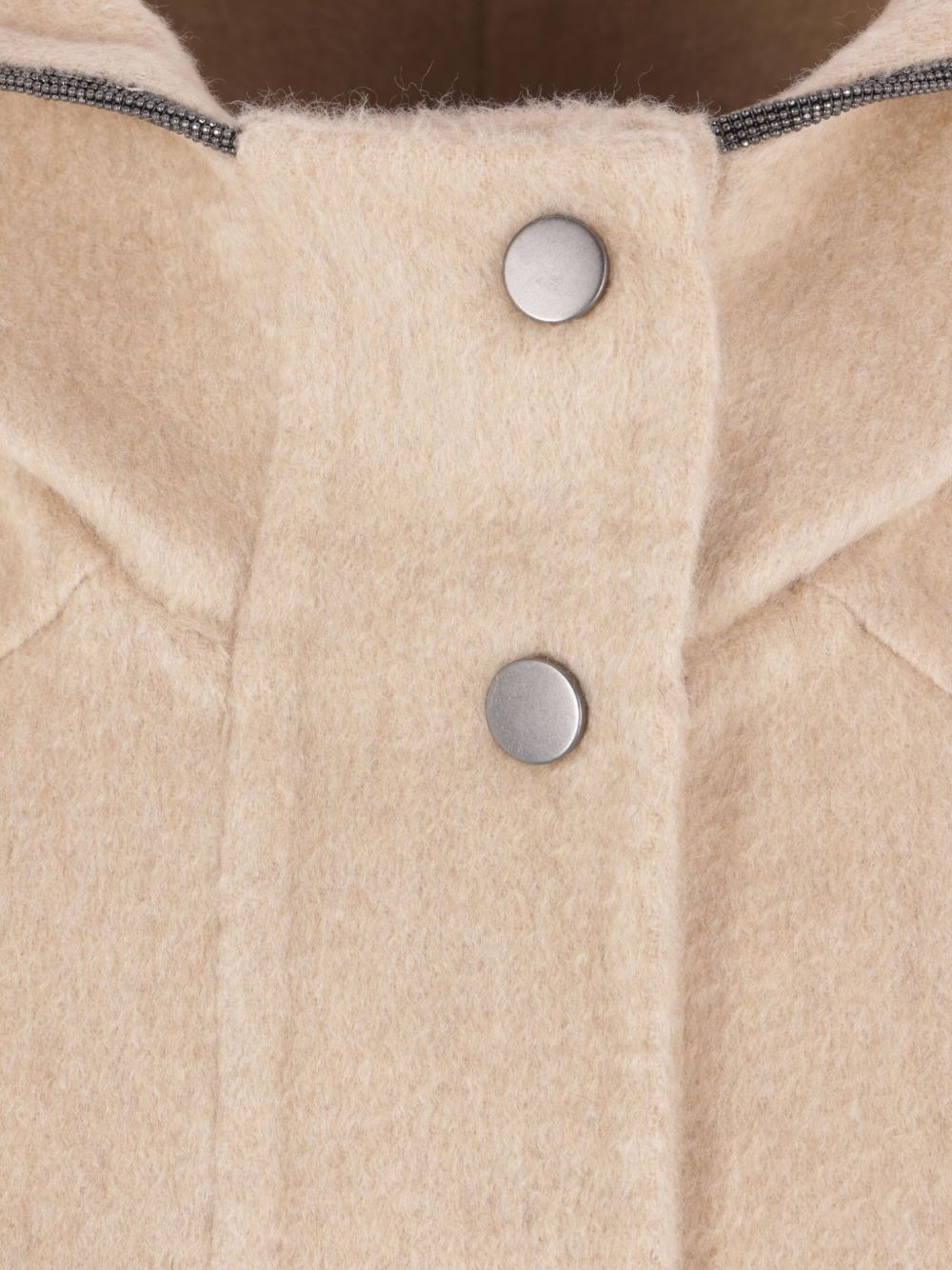 hooded buttoned cape - 4