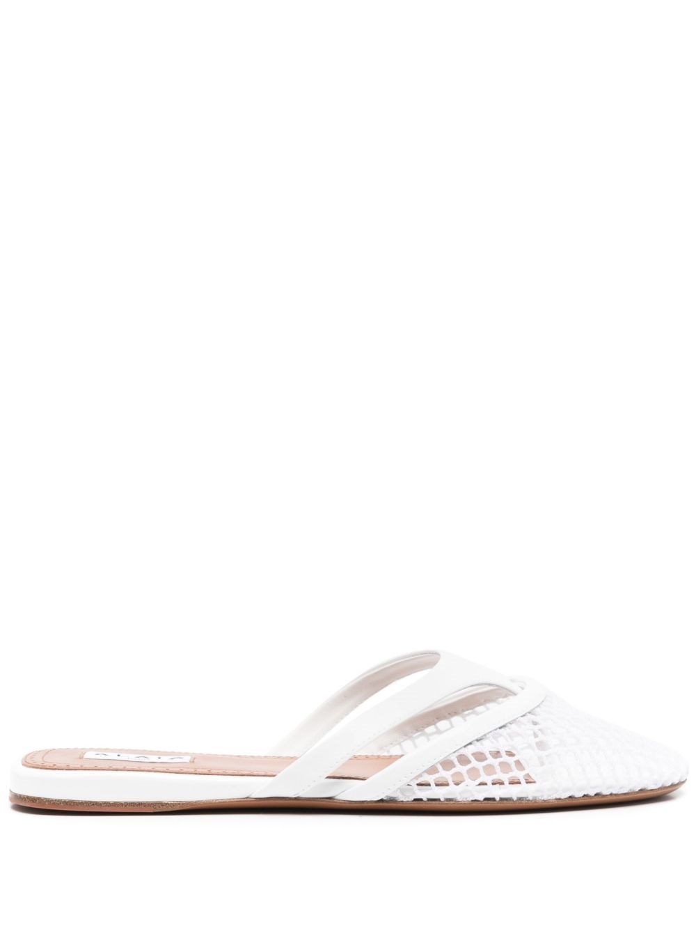 サンダル・ミュール ALAIA LEATHER ROUND TOE THONG SANDALS Alaïa Leather round toe thong sandals | tessabit | REVERSIBLE