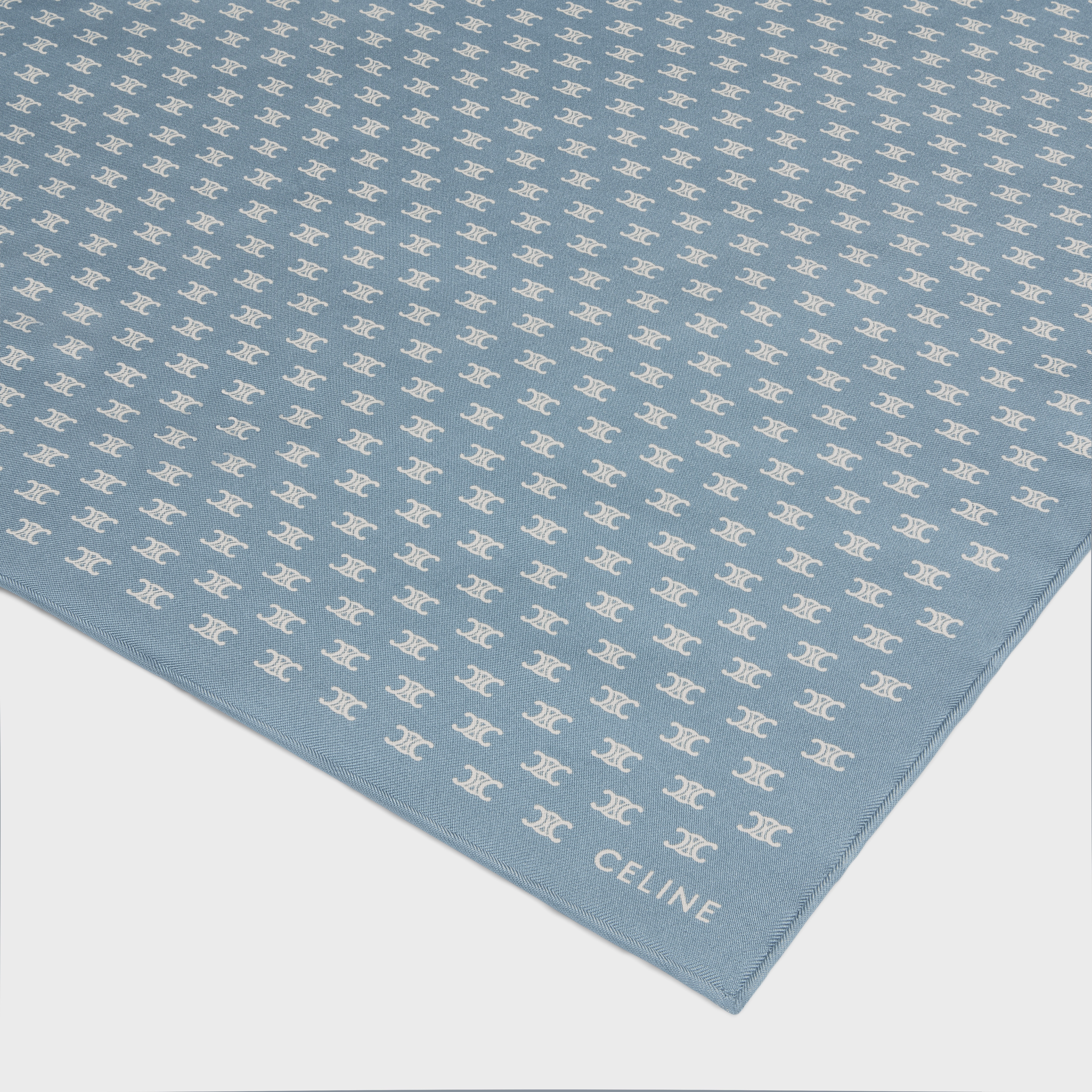 mini Triomphe bandana in silk twill - 2