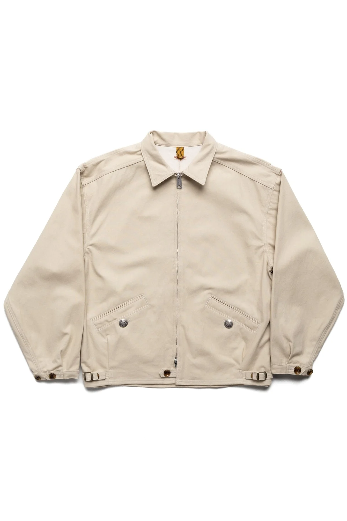 Water Repellent Canvas ZIP-UP KAYAK PAW-PAW Blouson - Beige - 1