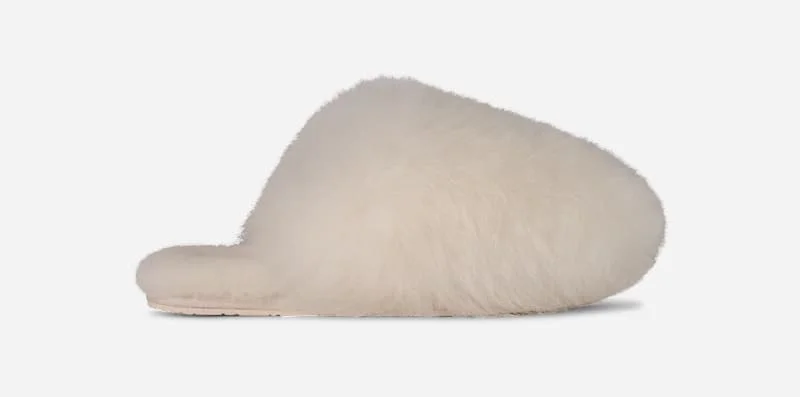® Women's Scuffette Chalet Sheepskin Slippers in White - 1