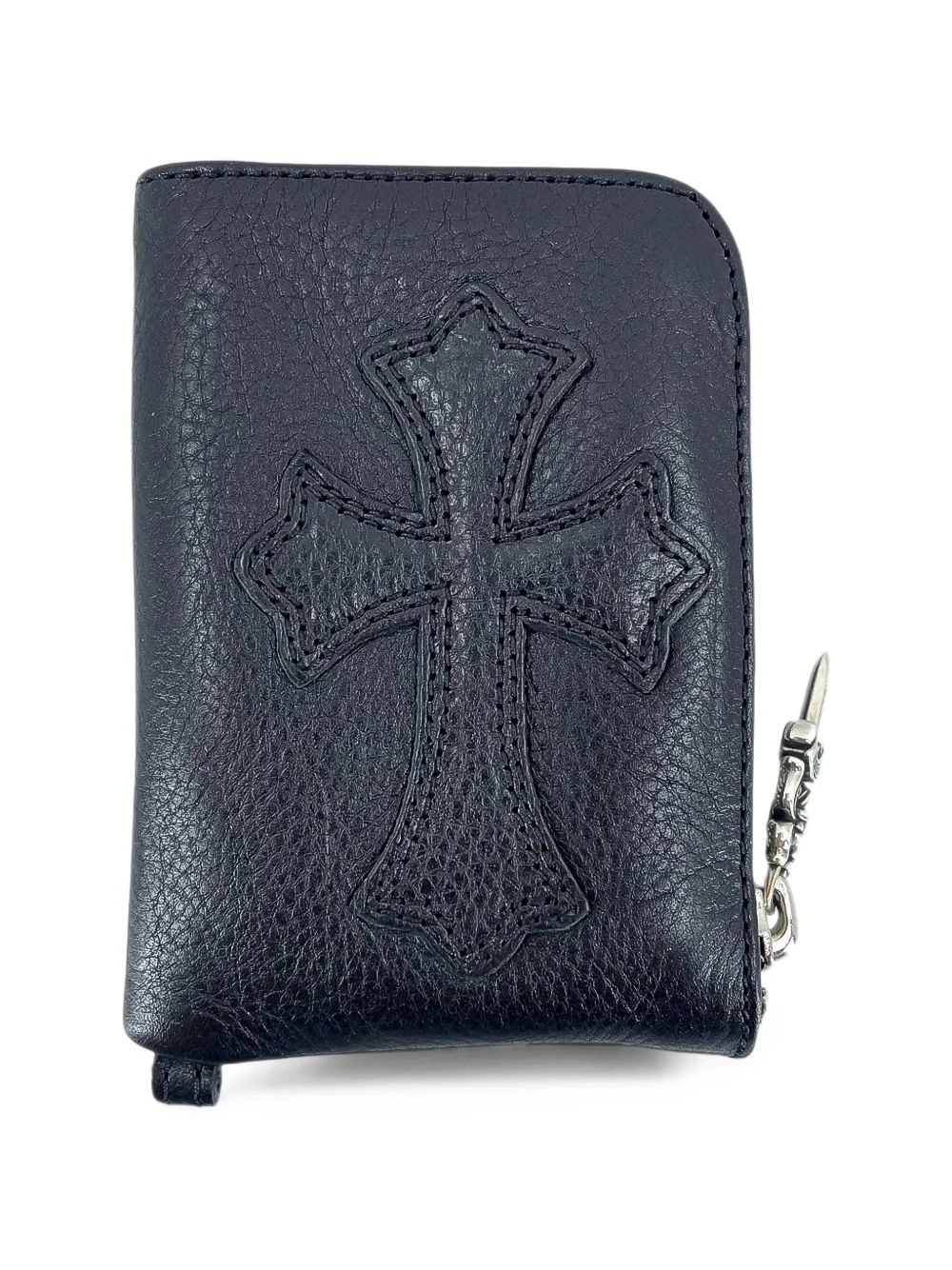 cross-patch zip-around coin purse - 1