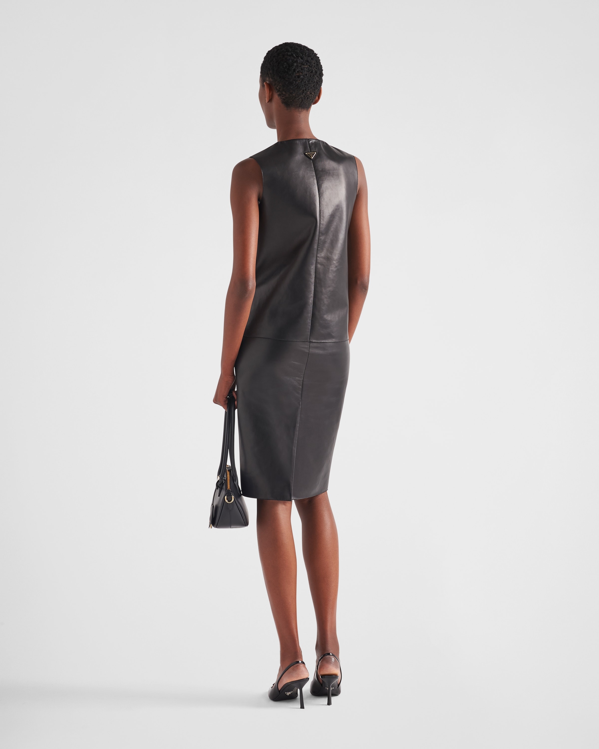 Stretch nappa leather vest - 5