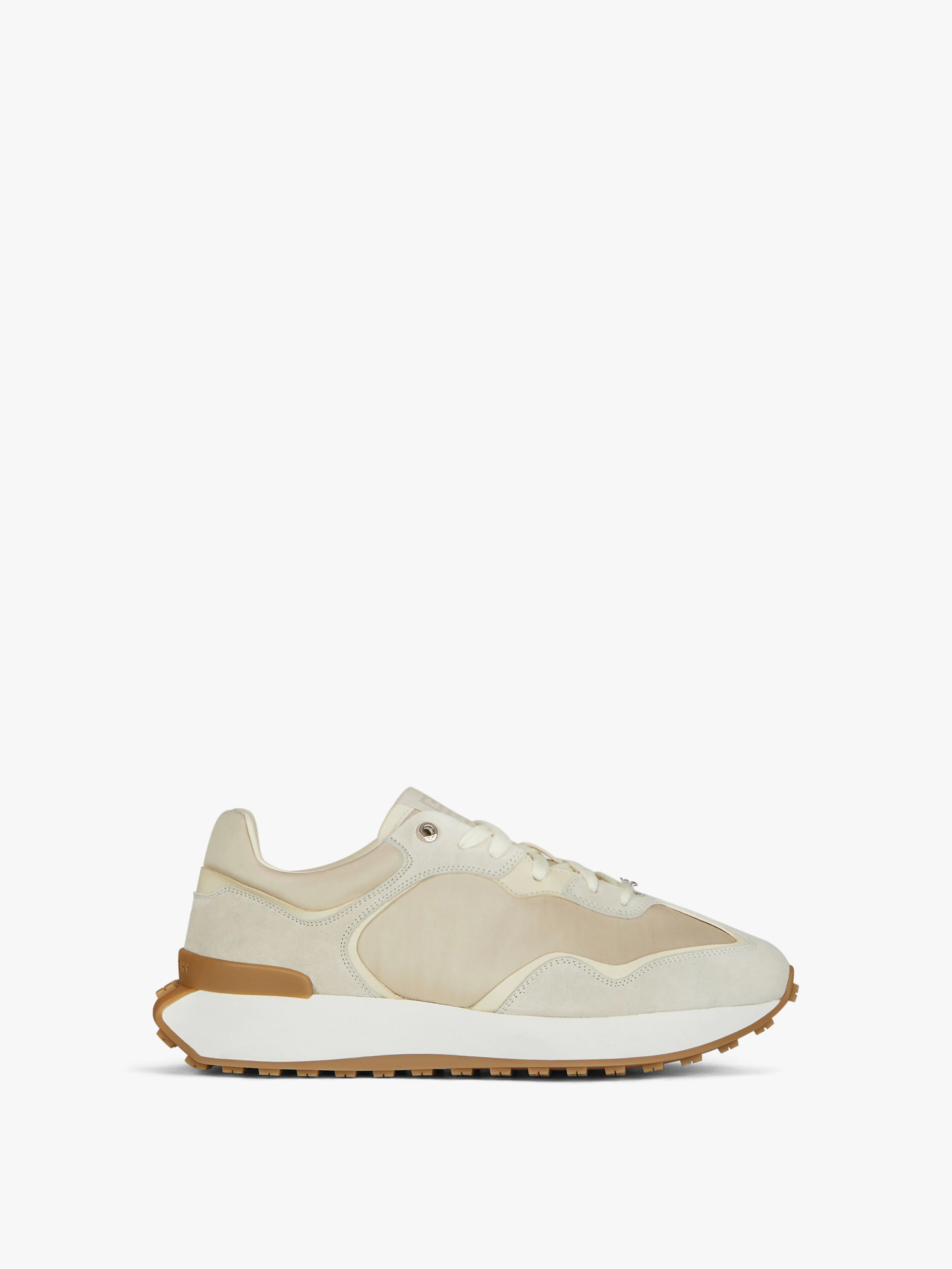 GIV RUNNER SNEAKERS IN SUEDE, LEATHER AND NYLON - 1