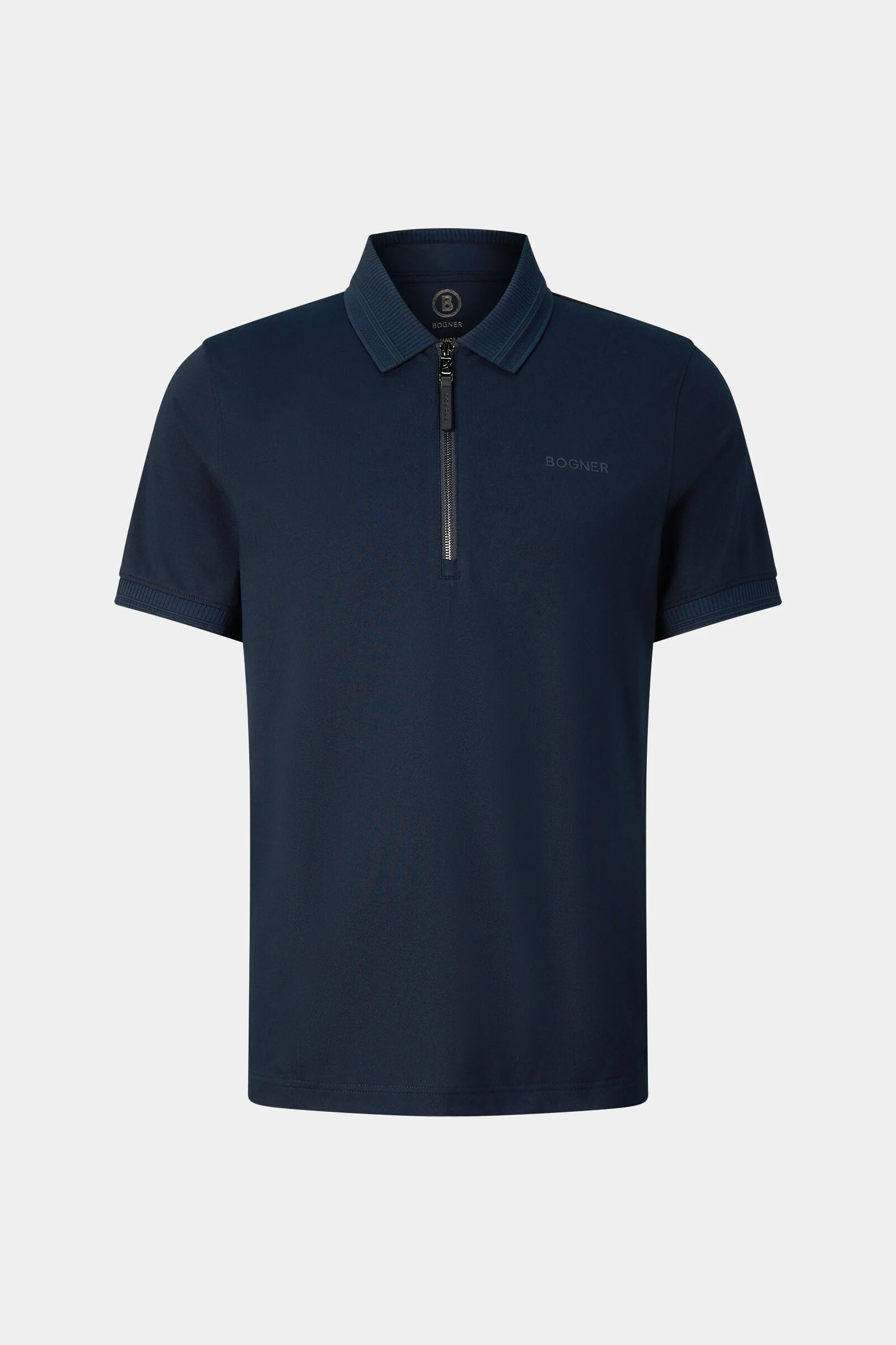 Timo piqué polo shirt in Navy blue - 1