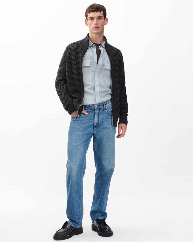 rag & bone Andrew Cotton Full-Zip Sweater outlook