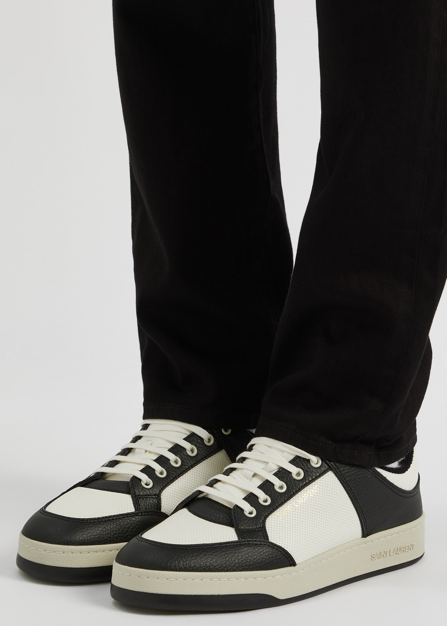 SL/61 panelled leather sneakers - 5