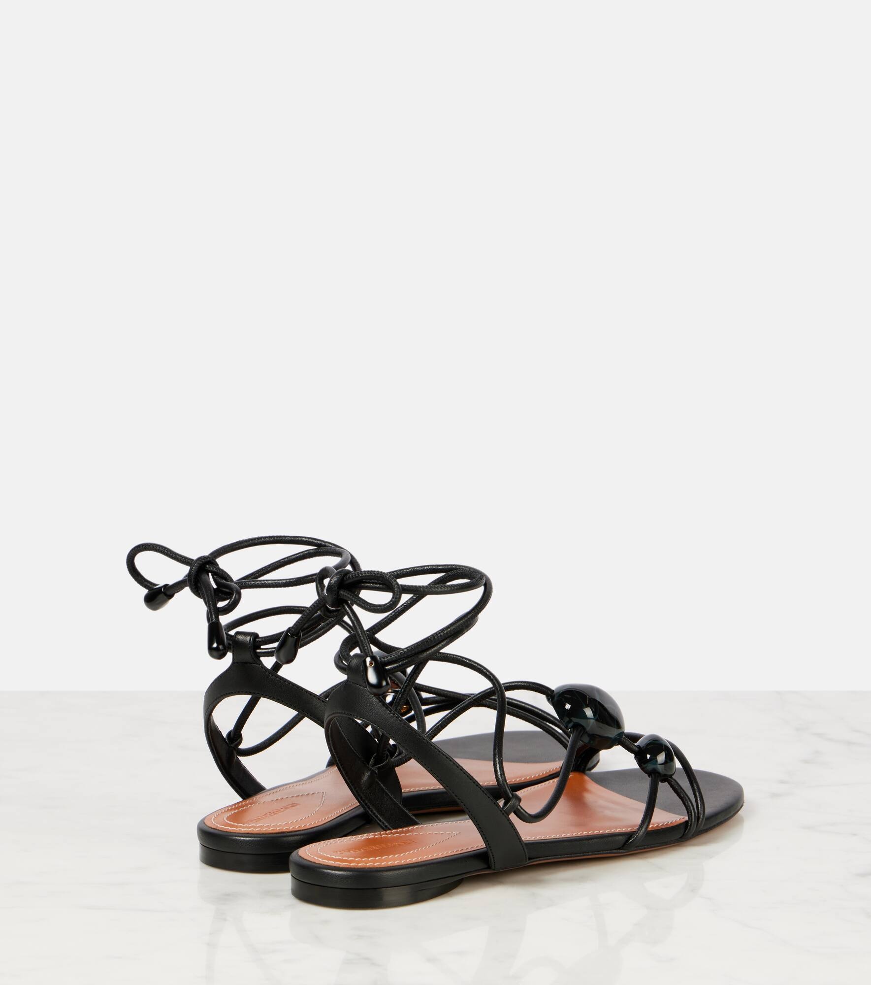 Gleam leather sandals - 2