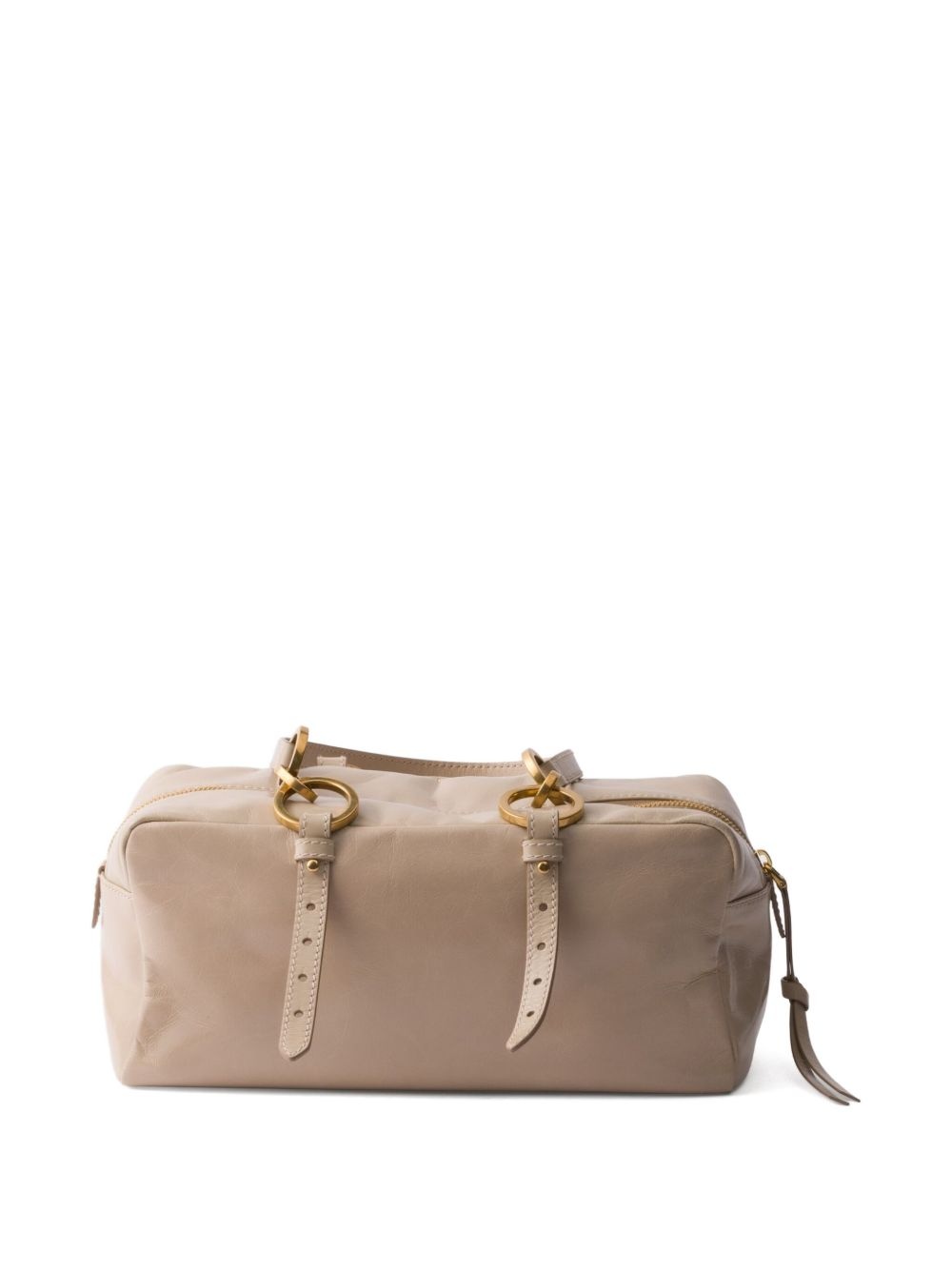 Dangle leather tote bag - 2