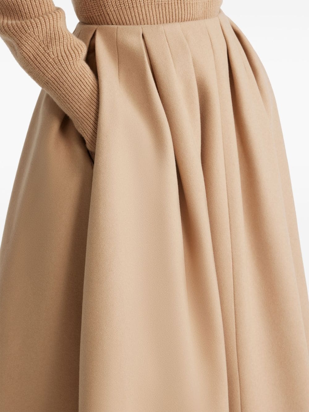 volume midi skirt - 4