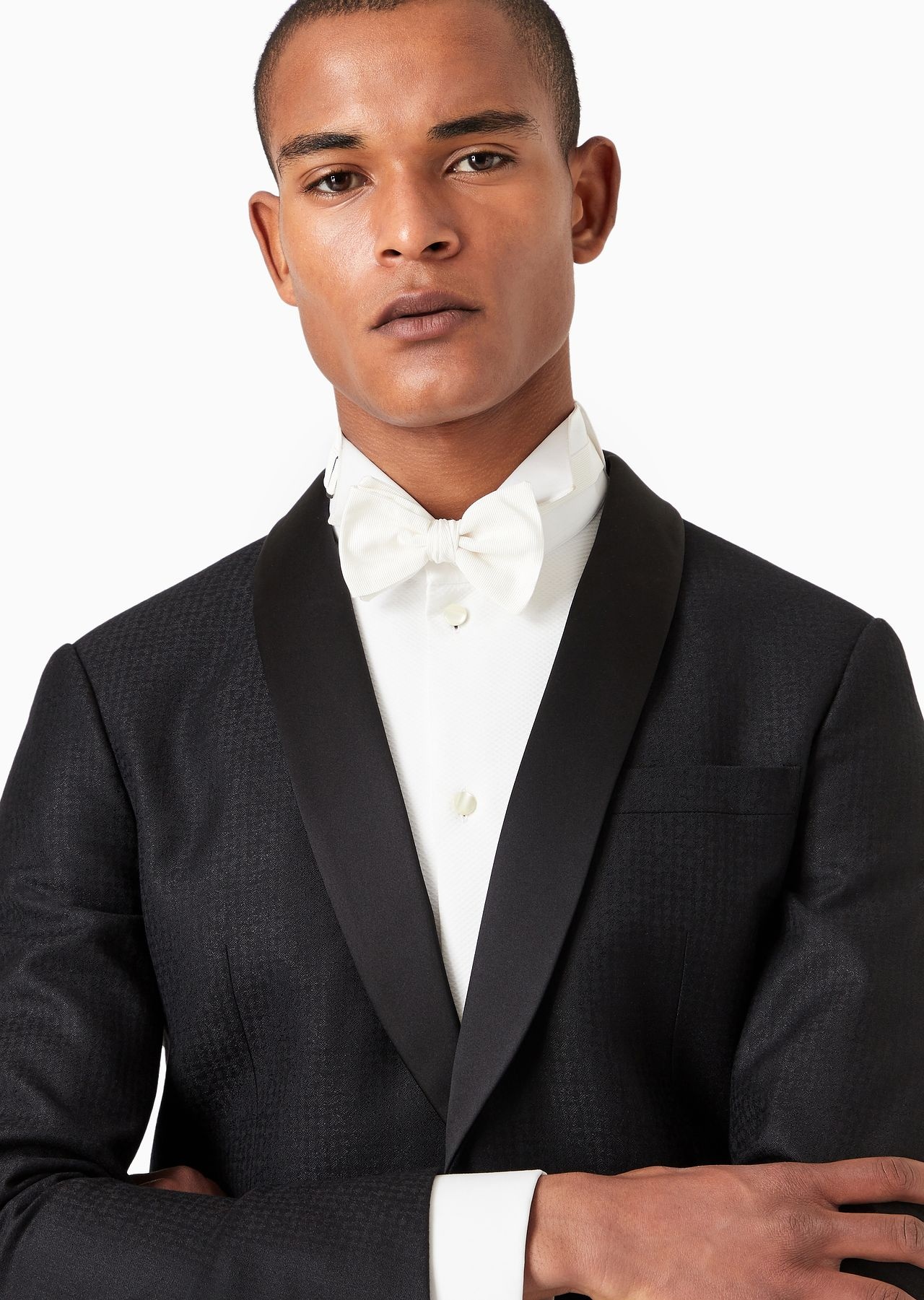 Pure silk knotted bow tie - 4