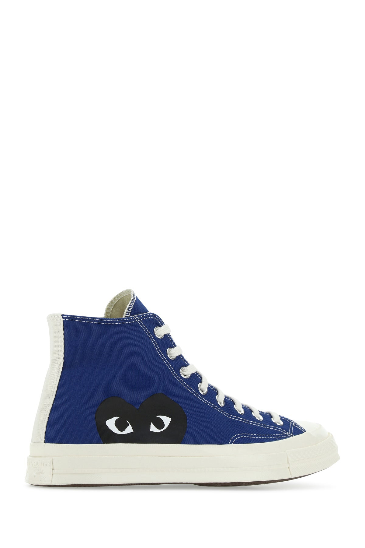 Blue canvas sneakers - 3