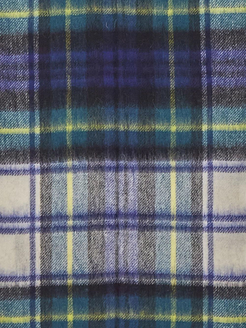 Barbour New Check Dress Gordon tartan scarf outlook