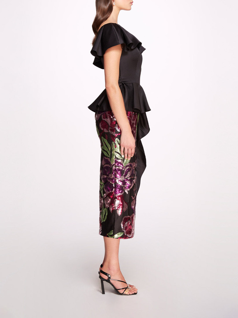 DUCHESS DEGRADE MIDI DRESS 3
