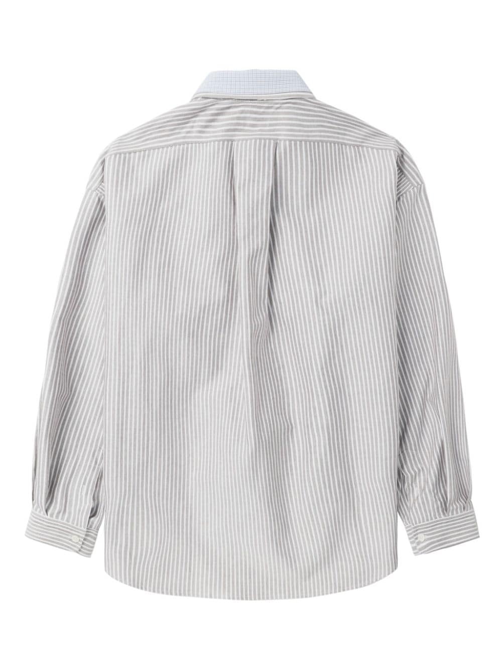 striped cotton shirt - 6