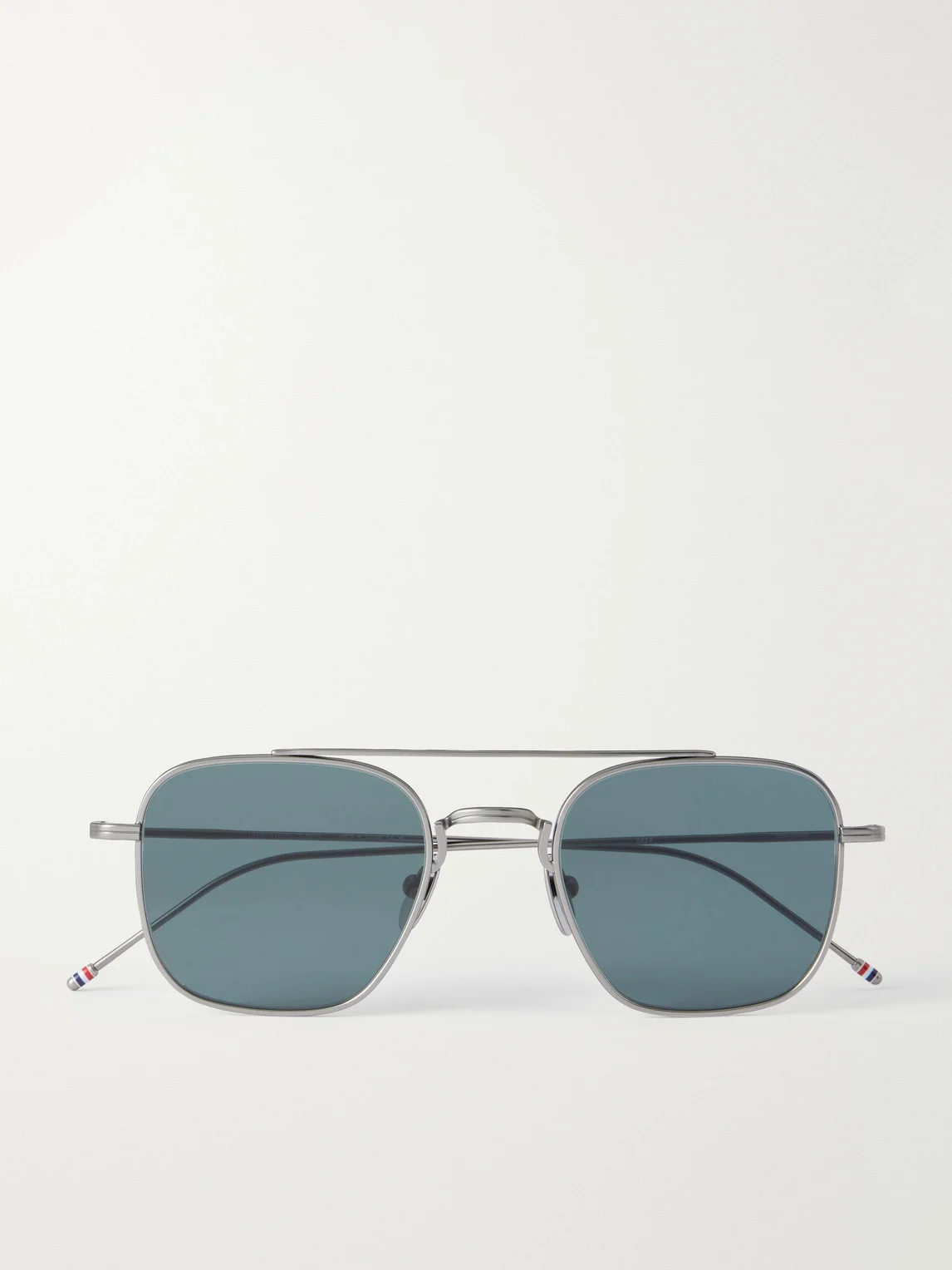 Aviator-Style Silver-Toned Sunglasses - 1