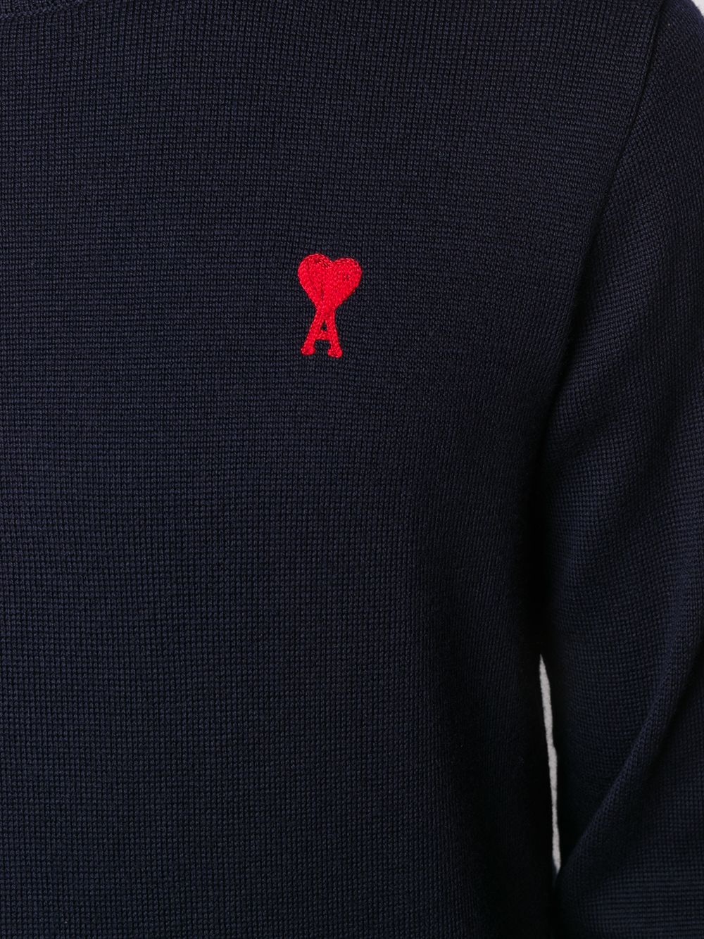 Ami de Cœur crew neck jumper - 5