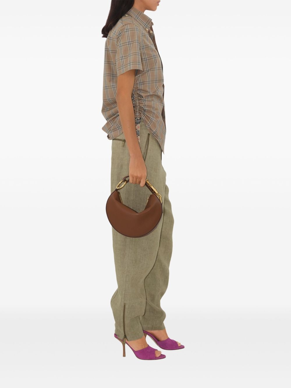 checkered cotton shirt - 3