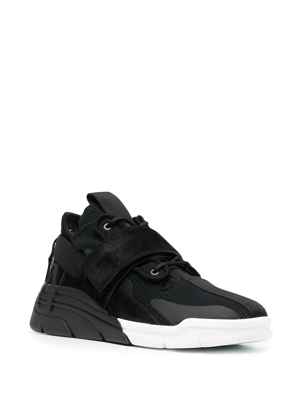 touch-strap high-top sneakers - 2