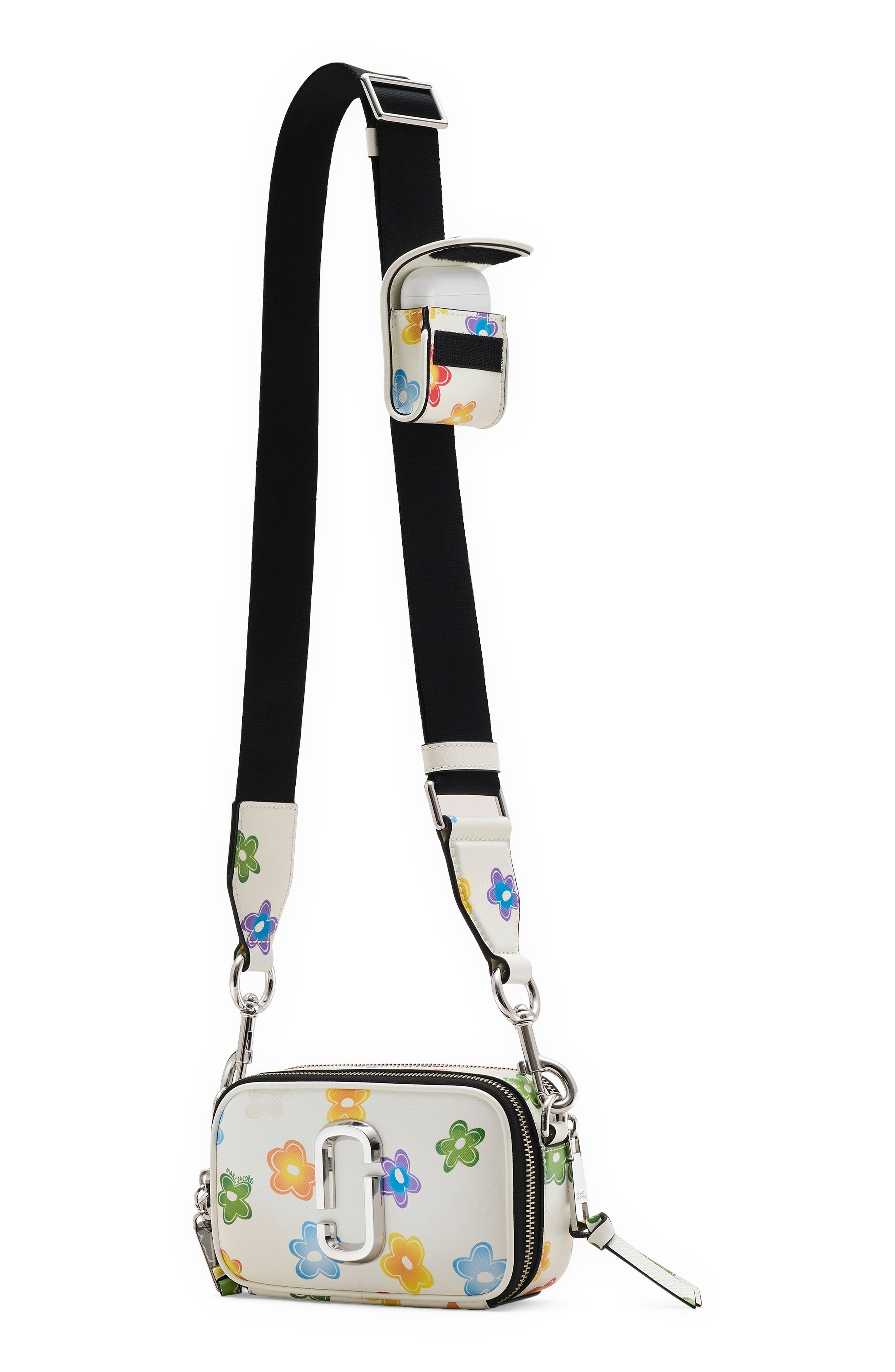 Marc Jacobs The Wild Daisy Snapshot Bag in White Multi at Nordstrom - 8