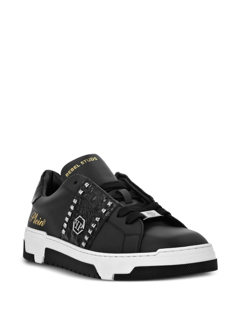 PHILIPP PLEIN stud-embellished sneakers outlook