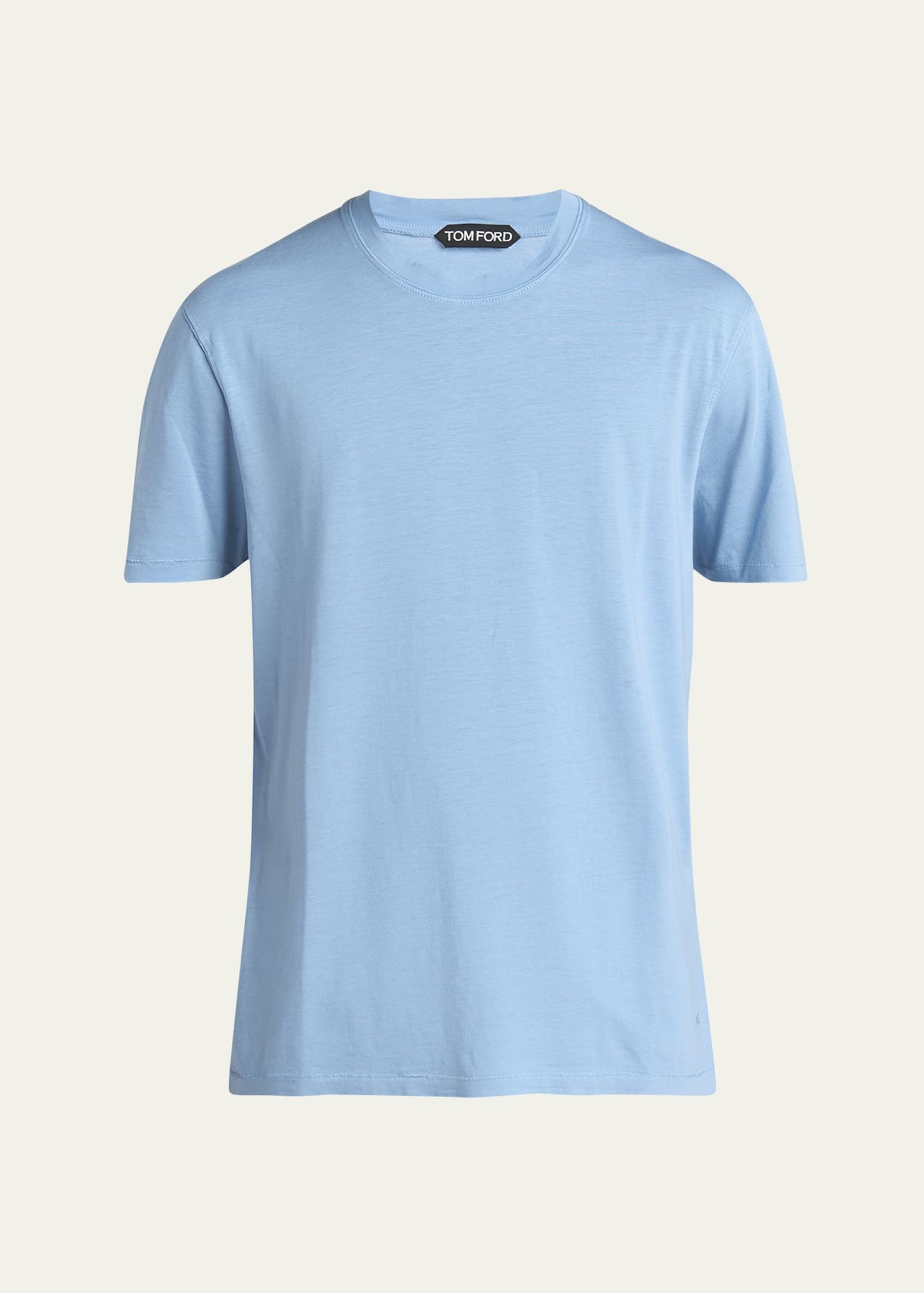 Men's Lyocell-Cotton Crewneck T-Shirt - 1