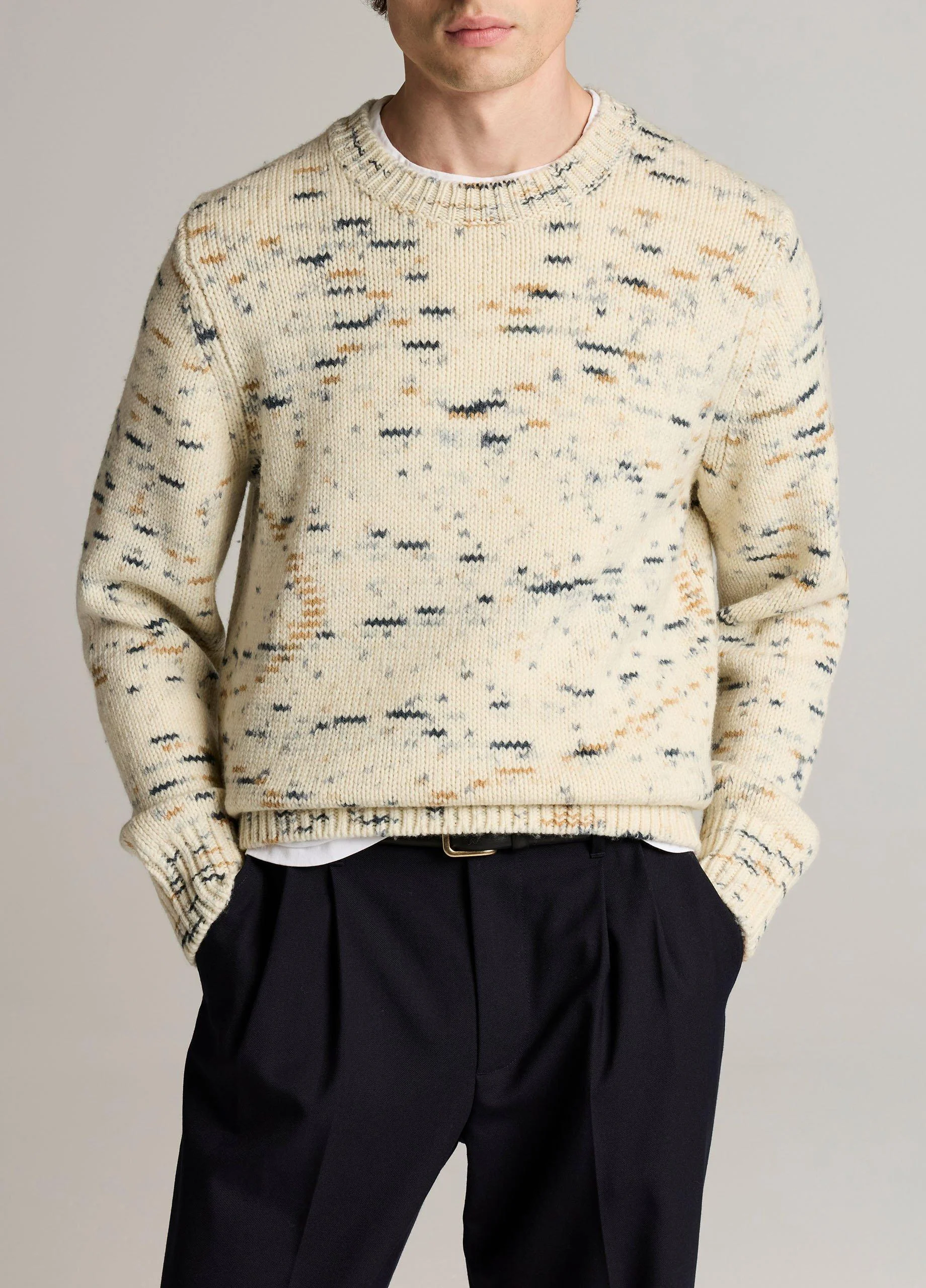 Super Space-Dye Merino Wool Sweater - 1