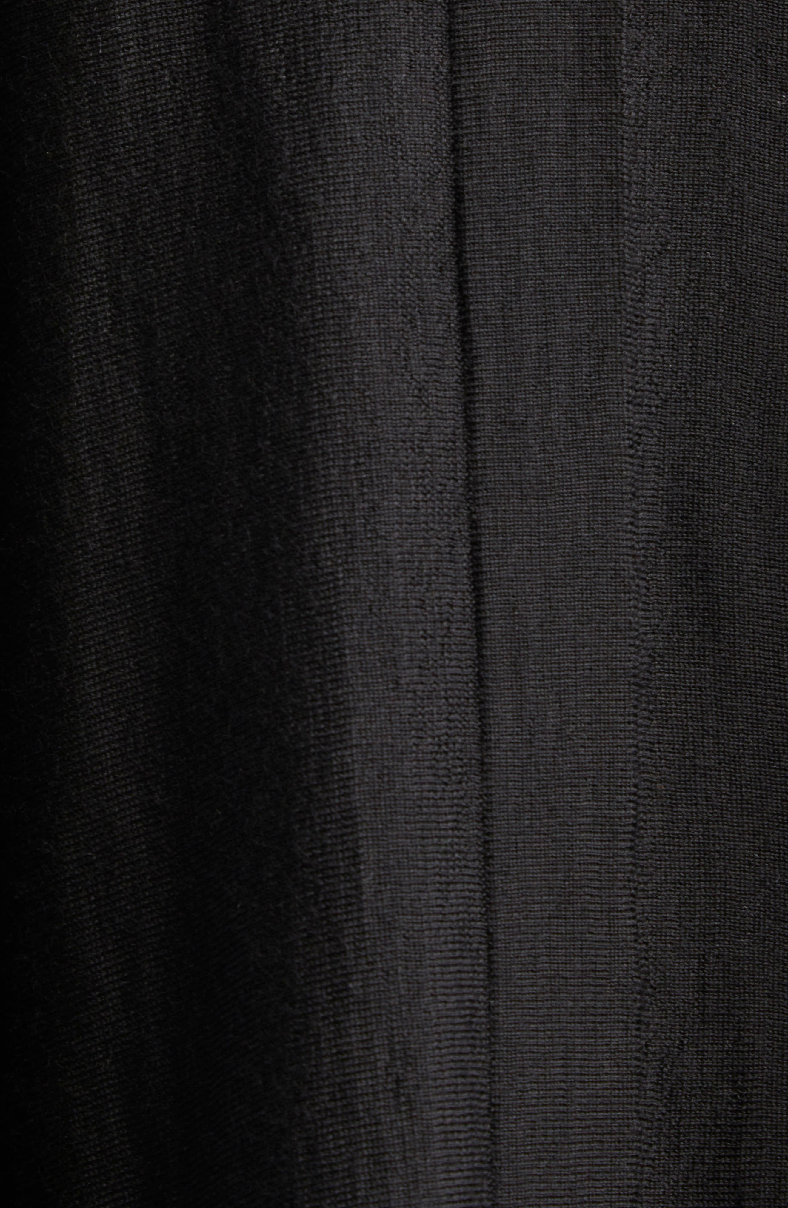 Rick Owens Open Front Virgin Wool Cardigan in Black at Nordstrom - 7