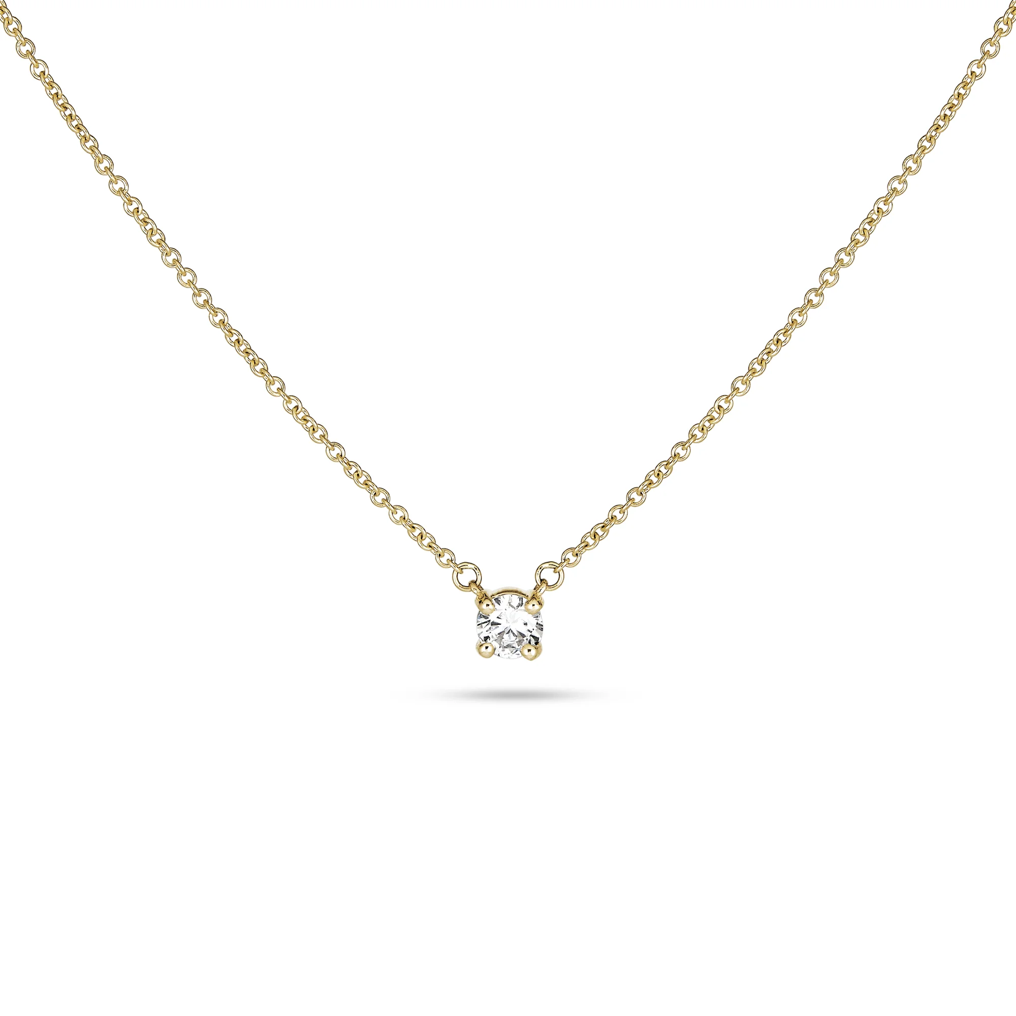 0.25CTW LAB-Created Daily Diamond Necklace - 1