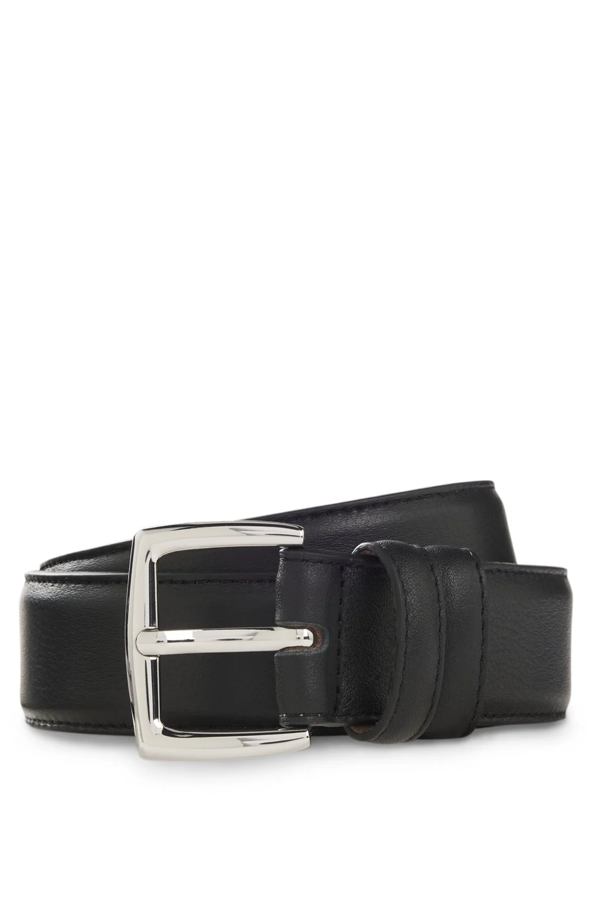 BOSS BY BECKHAM BELT IN TUMBLED NAPPA LEATHER - 1