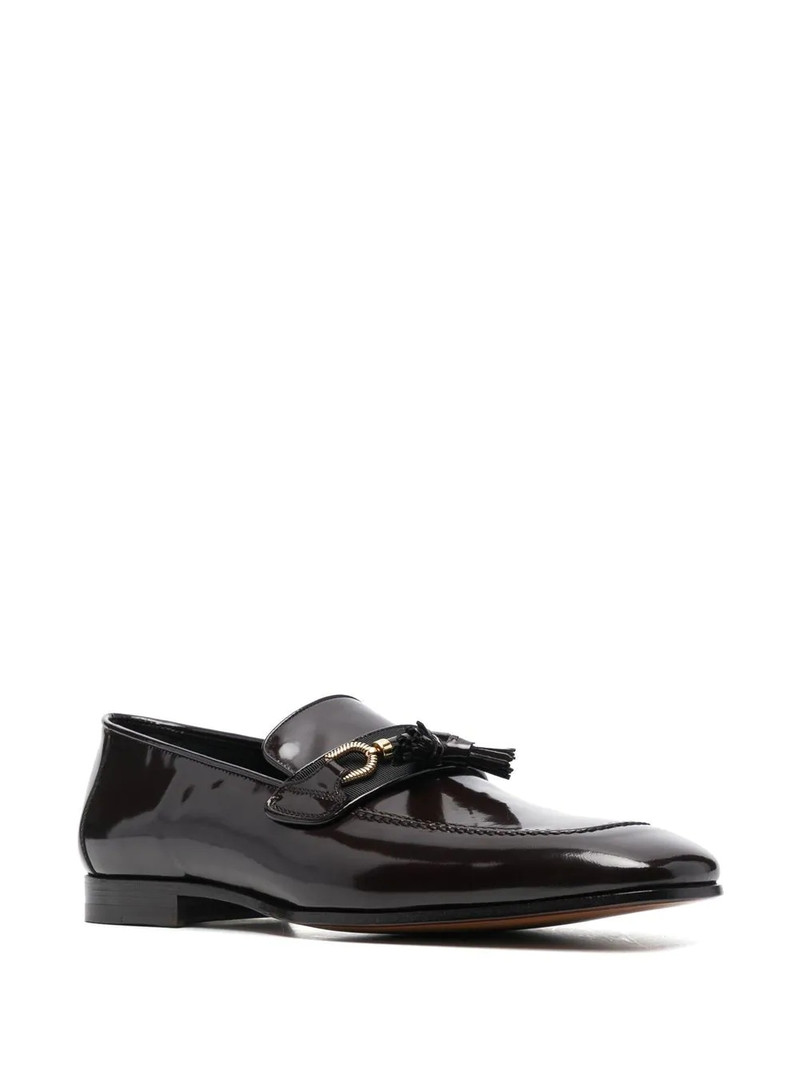 TOM FORD horsebit-detail leather loafers outlook