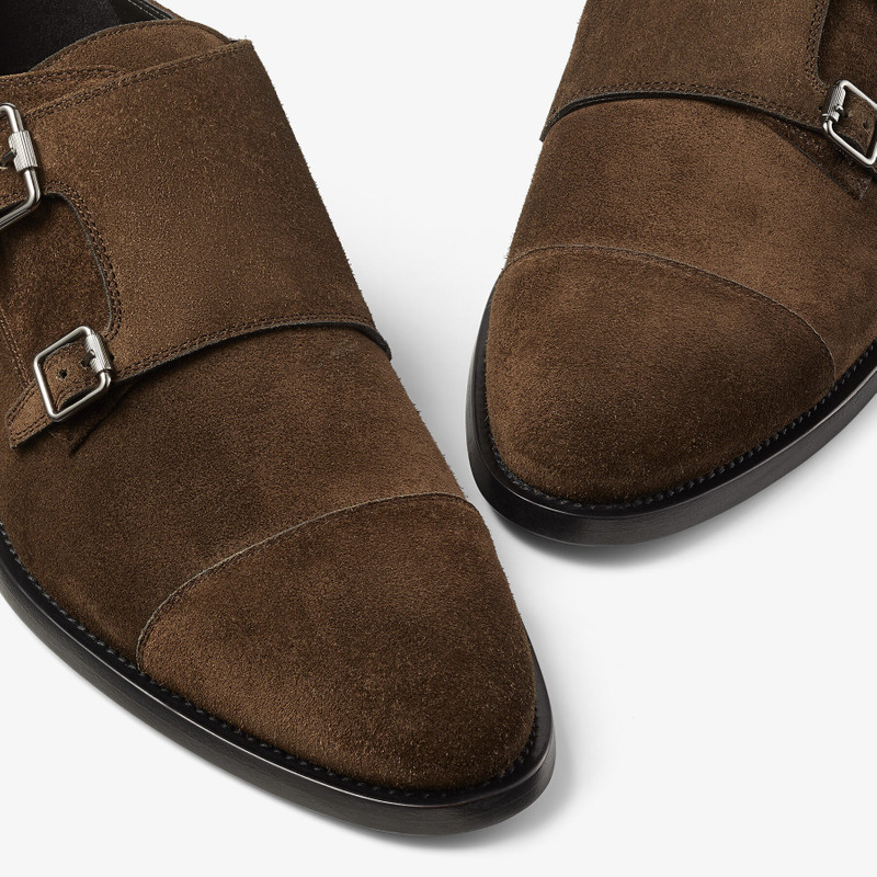 Finnion Monkstrap
Umber Velvet Suede Monk Strap Shoes 3