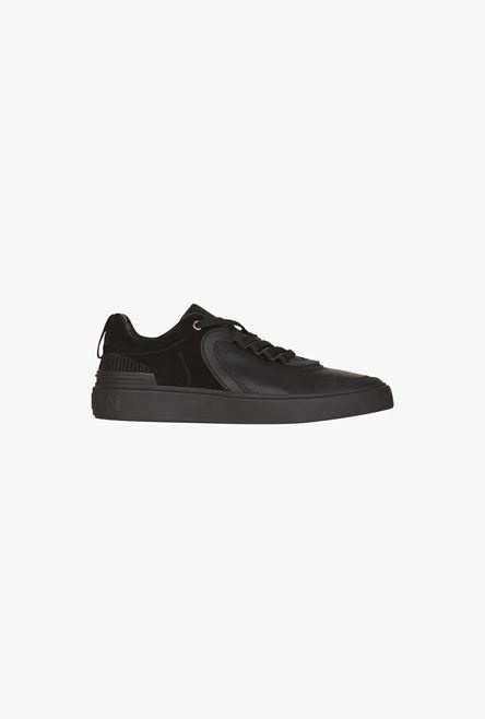 Black leather and suede B-Skate sneakers - 1