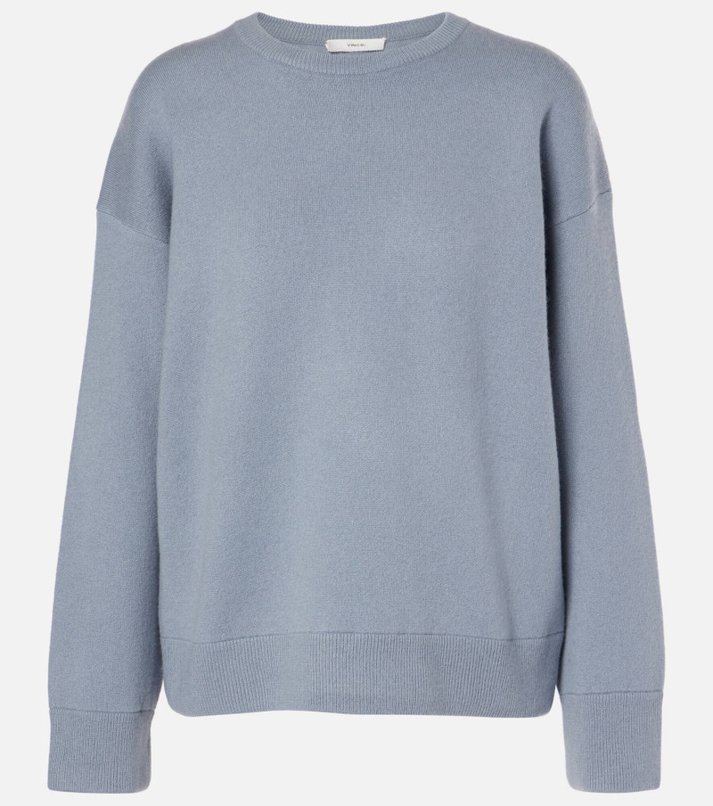 Wool, cotton and cashmere-blend sweater 1
