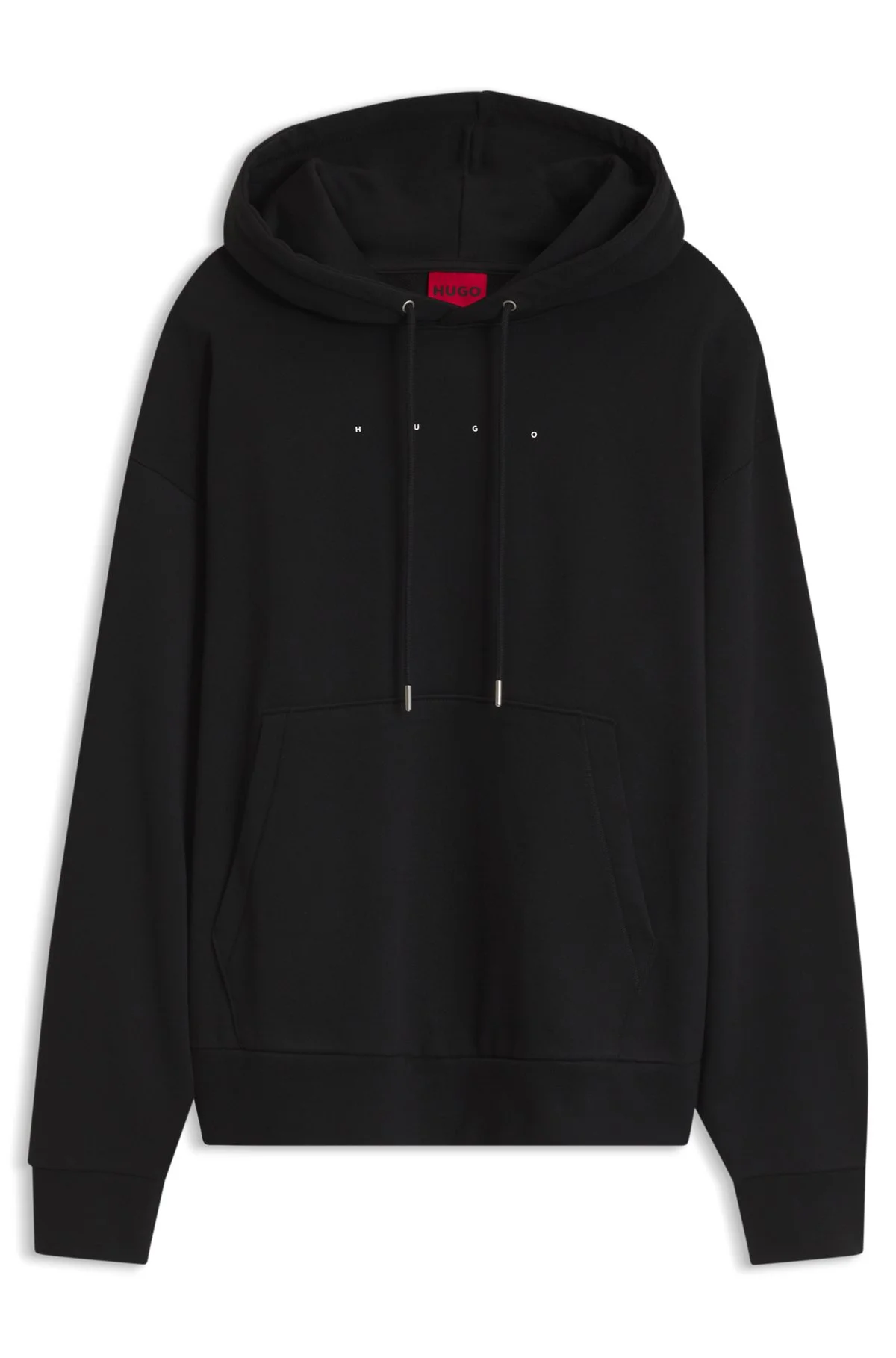 OVERSIZED-FIT HOODIE WITH FRONT AND BACK LOGO PRINTS - 1