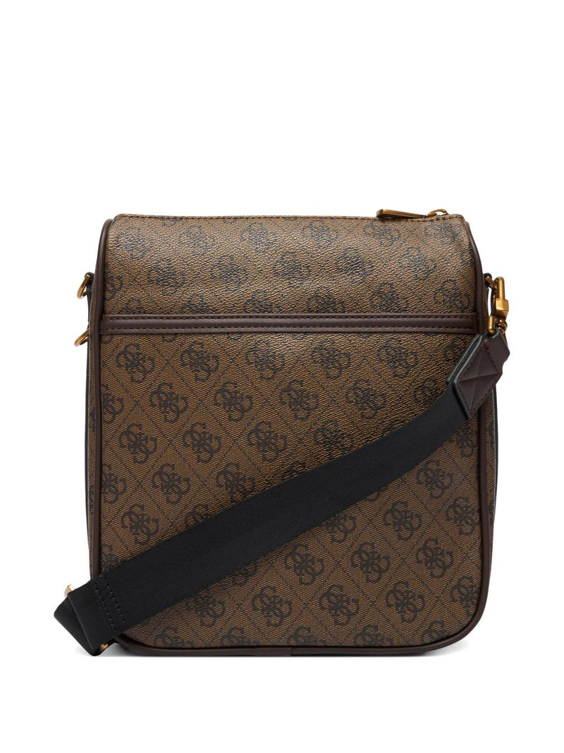 GUESS USA Milano 4G monogram-pattern logo-plaque messenger bag outlook
