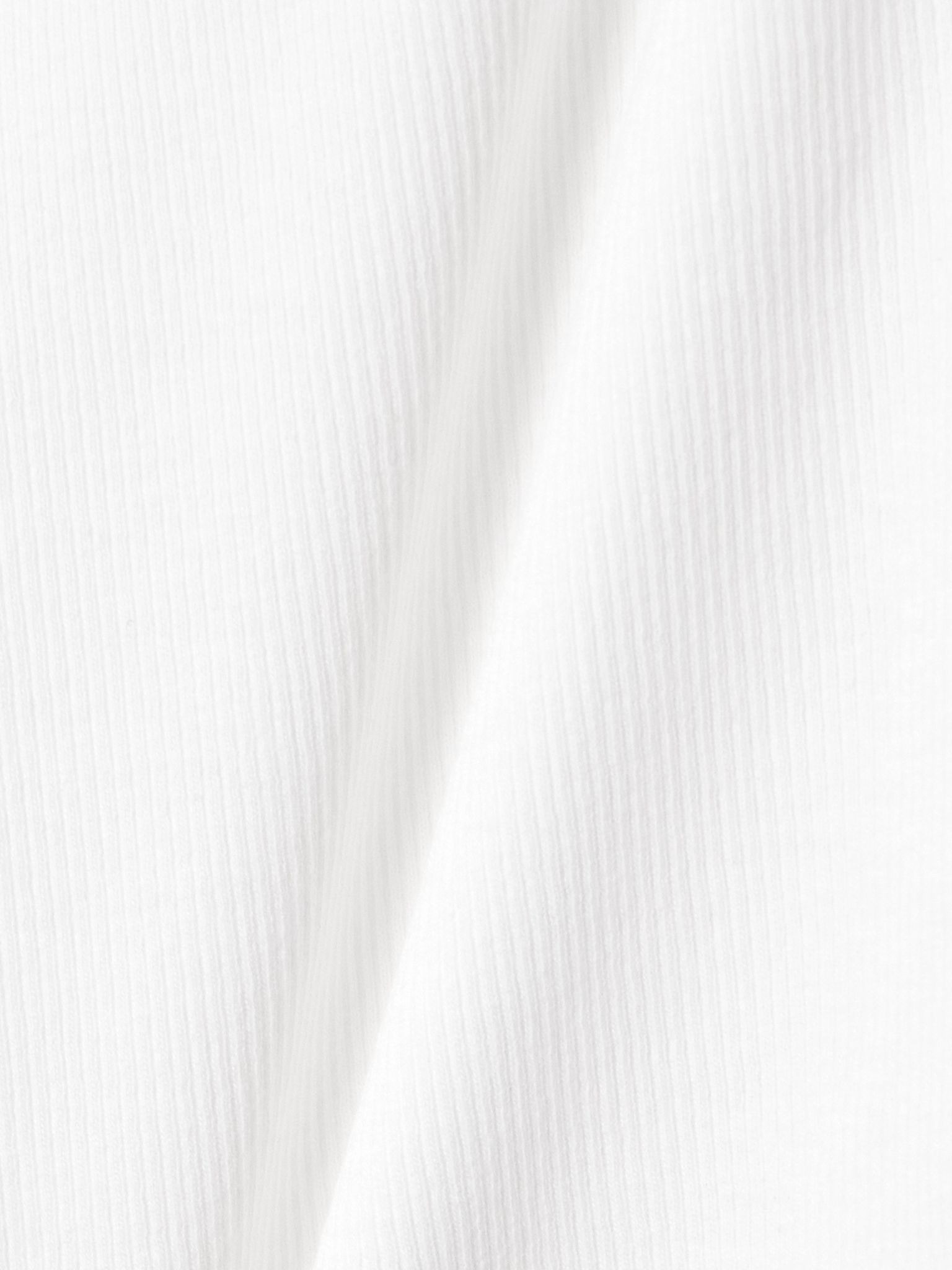 Ribbed organic cotton-blend jersey top White - 5