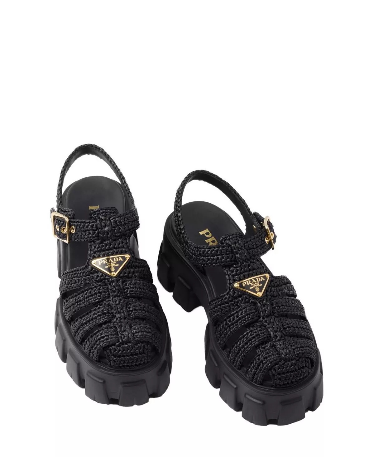 Women's Monolith Crochet Cage Sandals - 4