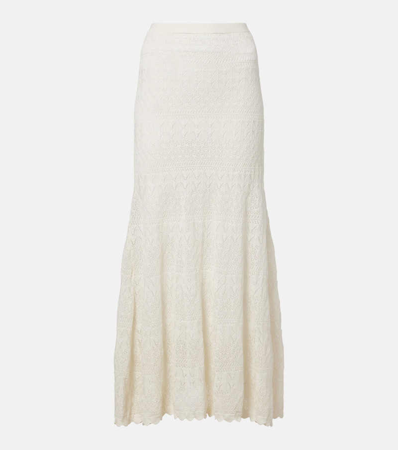 Pointelle midi skirt 1