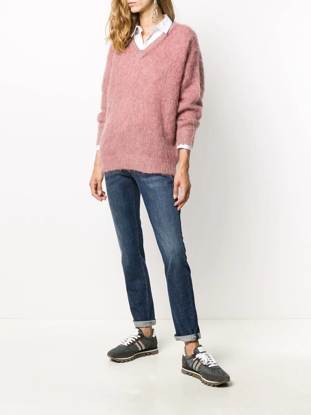 relaxed long-sleeve jumper - 2