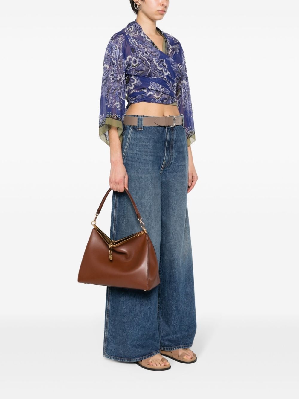 large Vela leather tote bag - 2