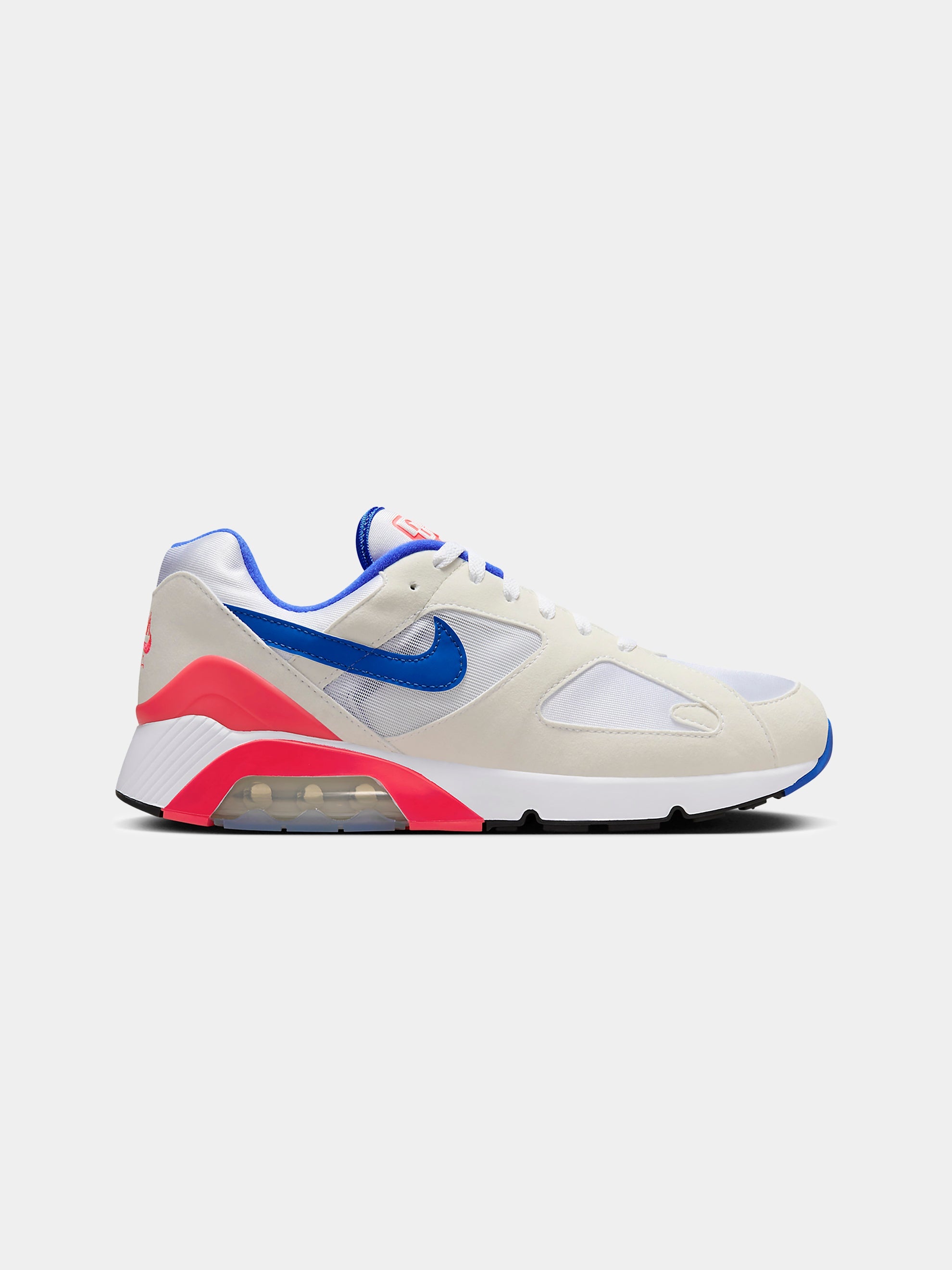 NIKE AIR MAX 180 (WHITE/ULTRAMARINE-SOLAR RED-BLACK) - 1