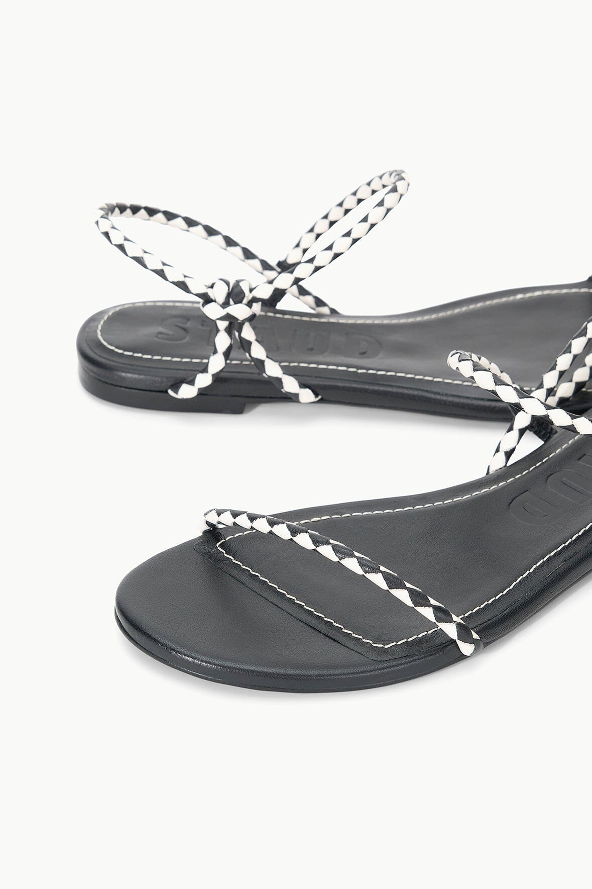 STAUD LAUREL SANDAL BLACK PAPER - 7