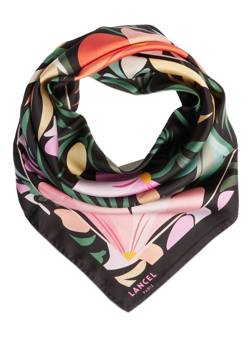 Reve De Fleurs silk scarf - 2