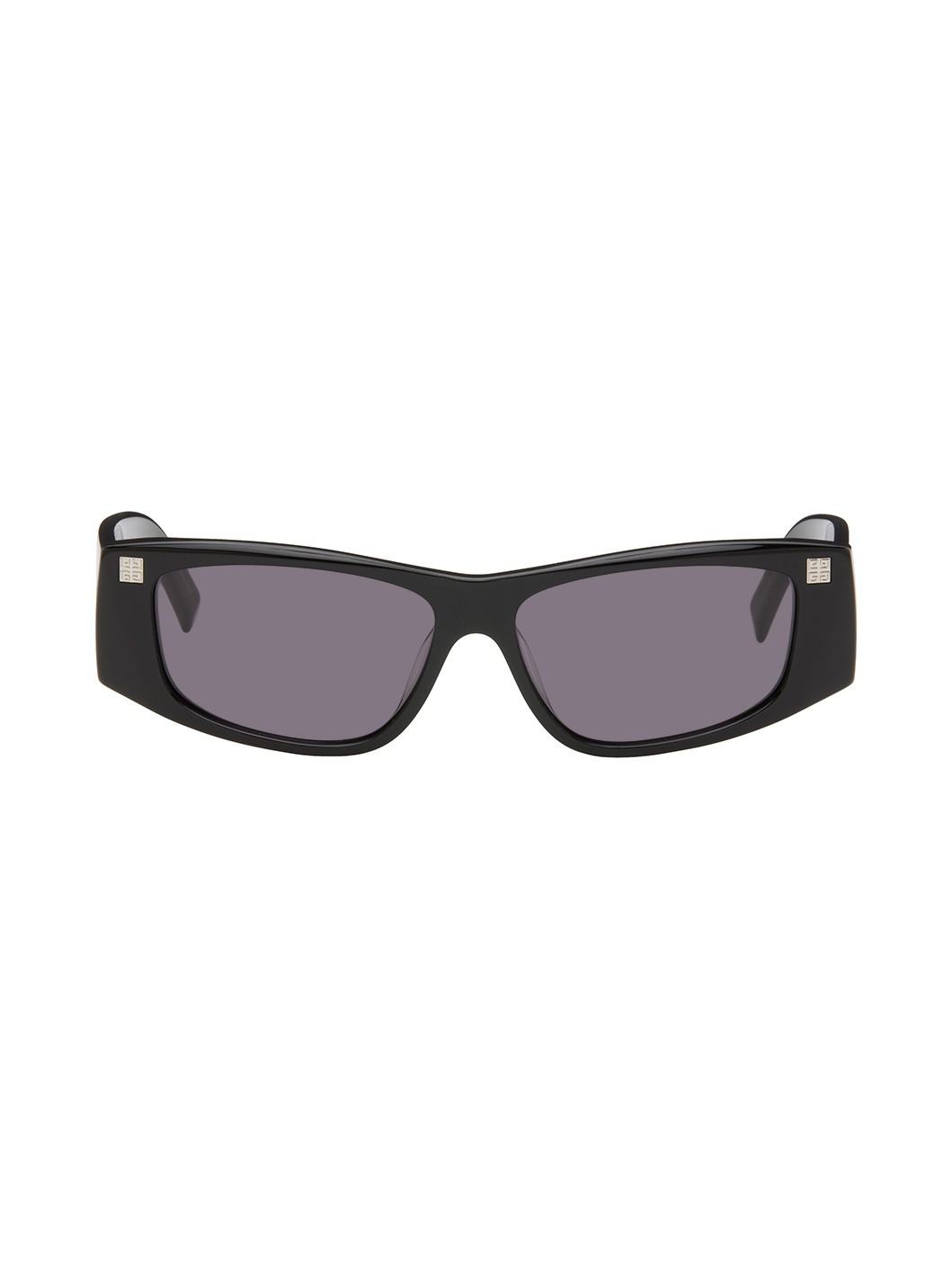 Black Rectangular Sunglasses - 1