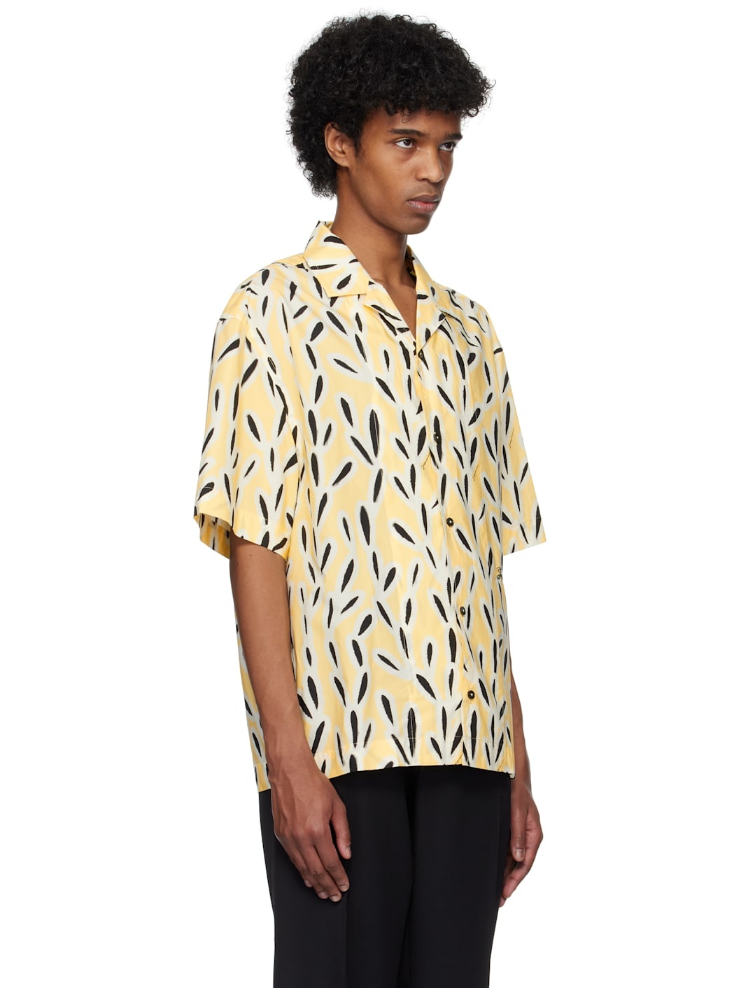 Yellow & Black 'The Jean' Shirt - 2