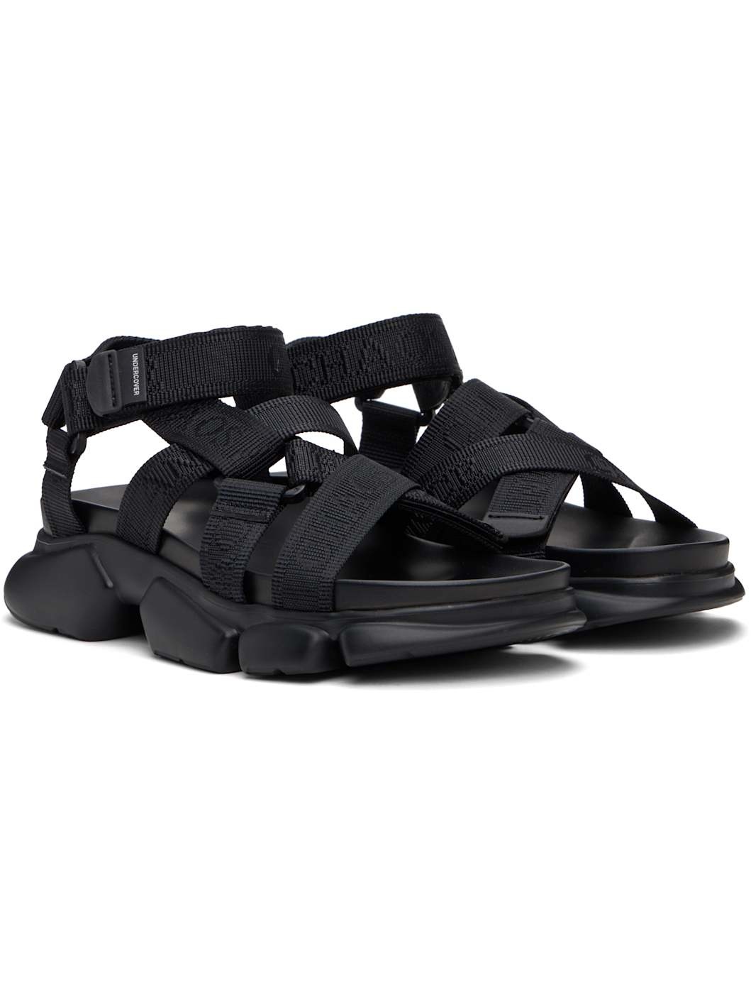 Black Platform Sandals - 4