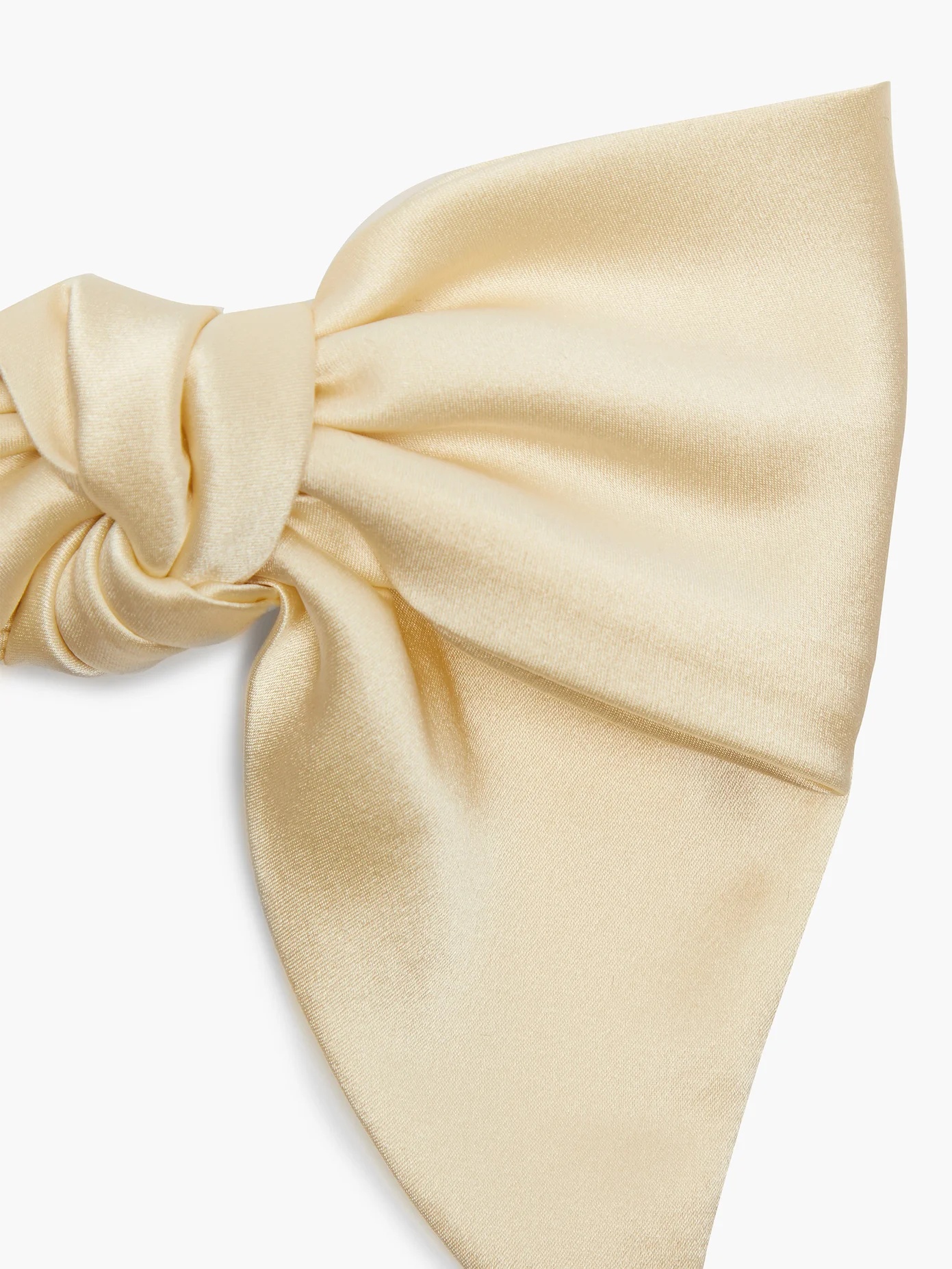 Silk-satin bow hair clip - 2