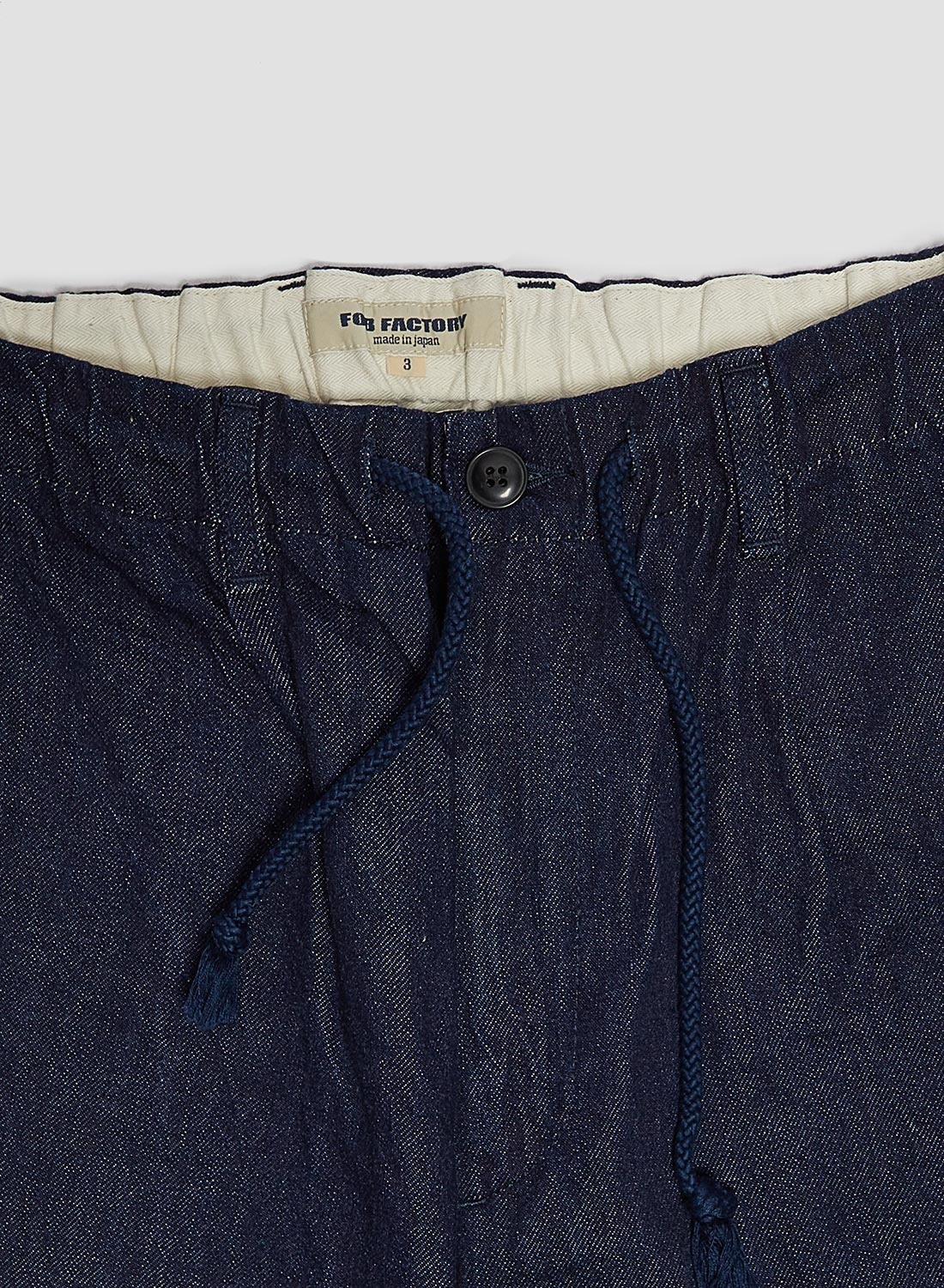 FOB Factory Denim Track Pants Indigo - 3